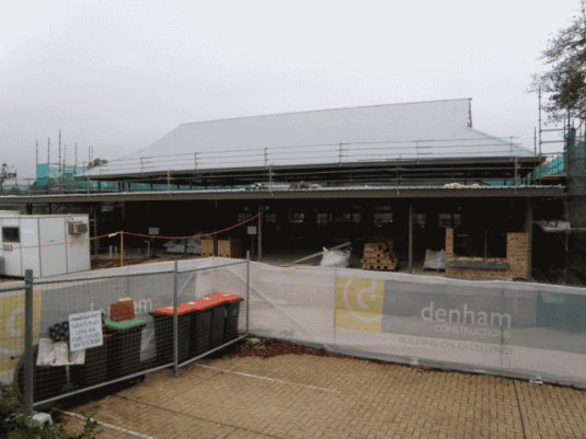 Church under construction 2009